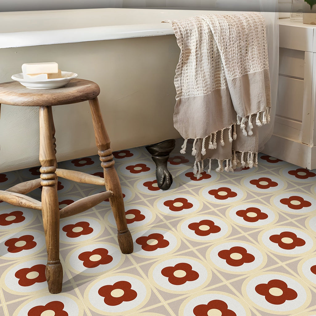 Avtoit | Square Peel & Stick Field Tile Waterproof PVC Peel and Stick Wall Tile