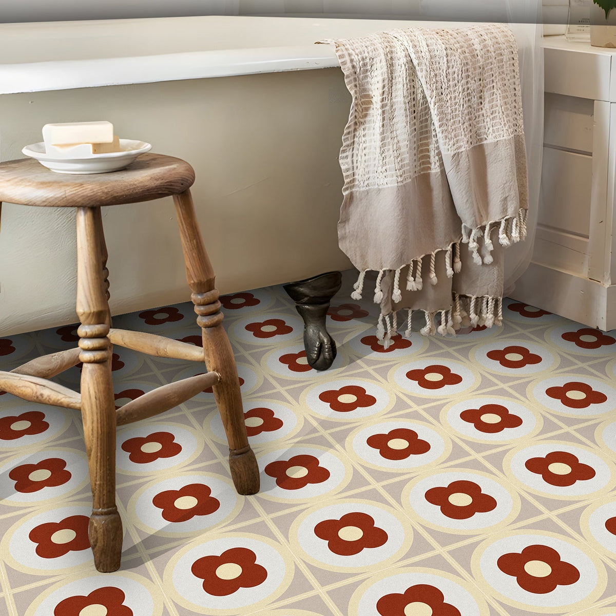 Avtoit | Square Peel & Stick Field Tile Waterproof PVC Peel and Stick Wall Tile