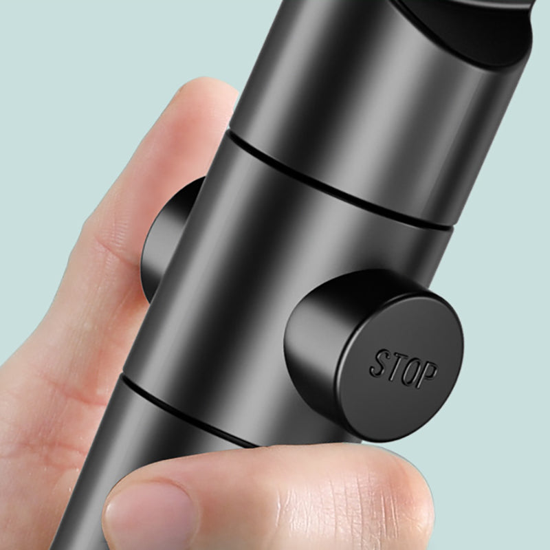 Avtoit | Modern 6 Setting Shower Head Adjustable Spray Pattern Matt Black Round Shower Head