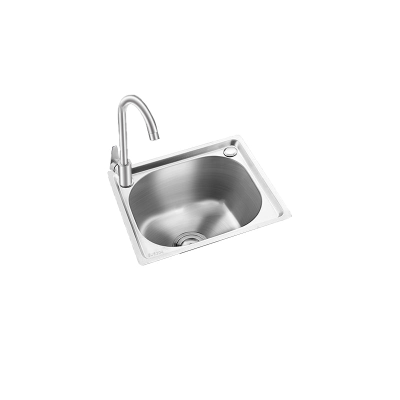 Avtoit | Modern Bar Prep Mirror Stainless Steel with Faucet Workstation Rack