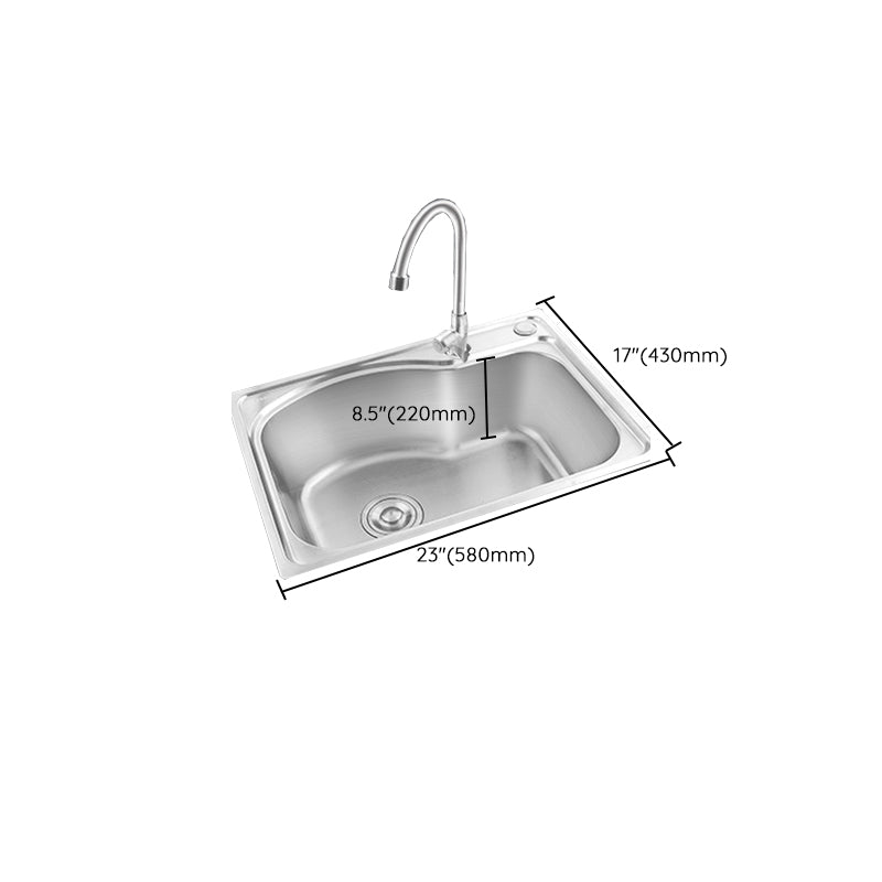 Avtoit | Modern Bar Prep Mirror Stainless Steel with Faucet Workstation Rack
