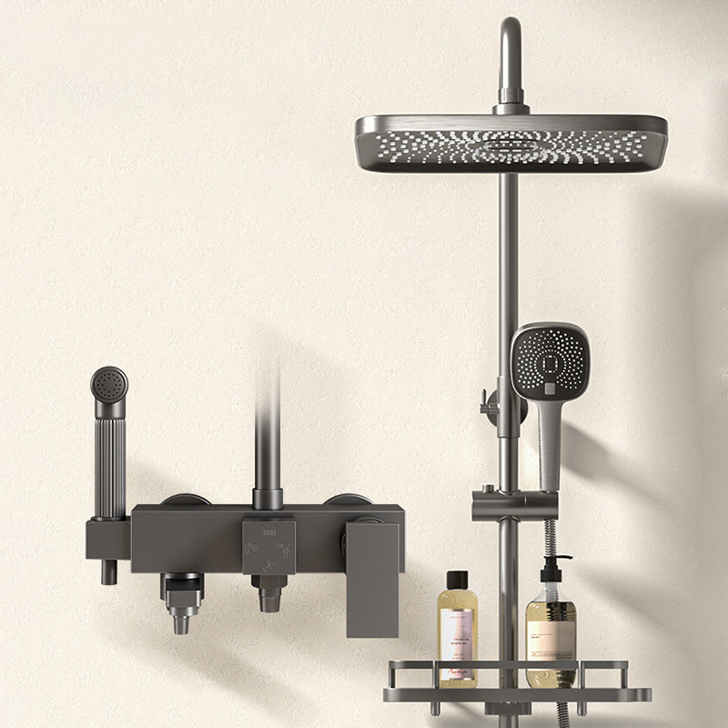 Avtoit | Modern shower accessories push-button shower head wall-mounted shower combination