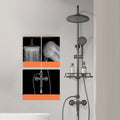 Avtoit | Modern shower accessories push-button shower head wall-mounted shower combination