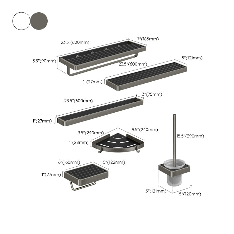 Avtoit | Modern Bathroom Hardware Set Paper Holder Towel Bar Bathroom Accessory Set