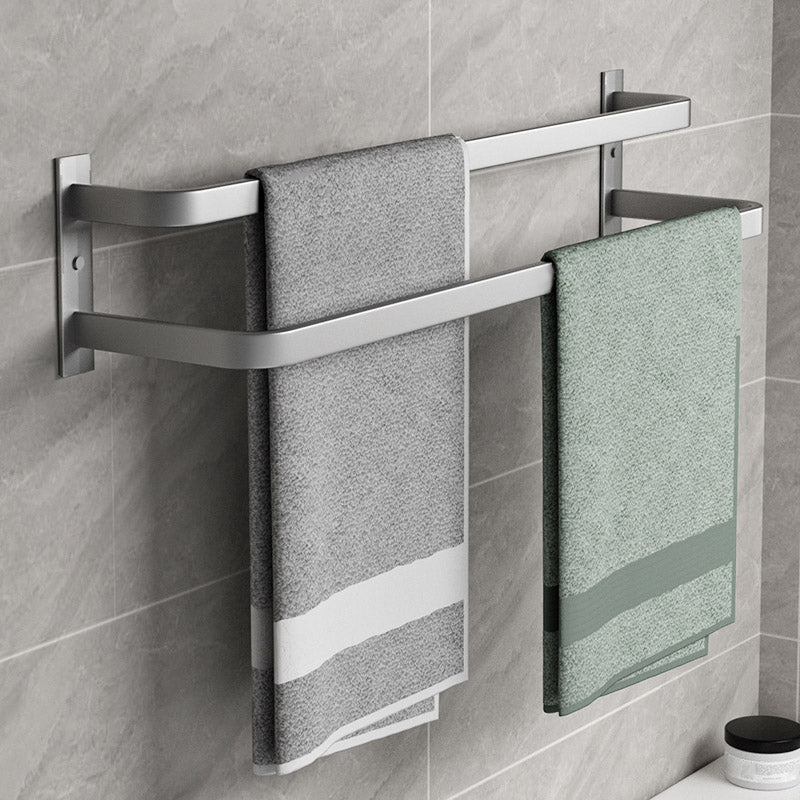 Avtoit | Modern gray bathroom hardware set towel rack paper holder bathroom accessory set