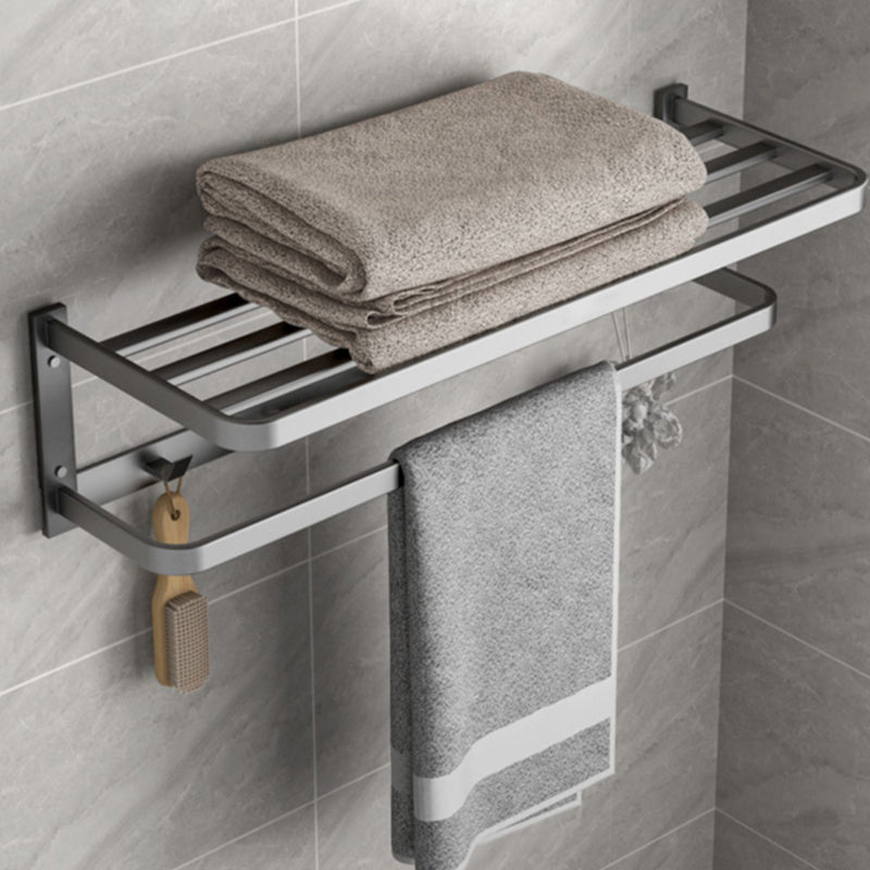 Avtoit | Modern gray bathroom hardware set towel rack paper holder bathroom accessory set