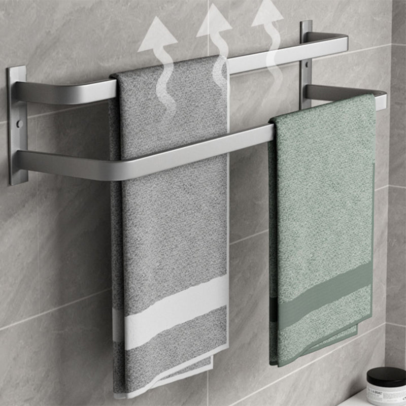 Avtoit | Modern gray bathroom hardware set towel rack paper holder bathroom accessory set