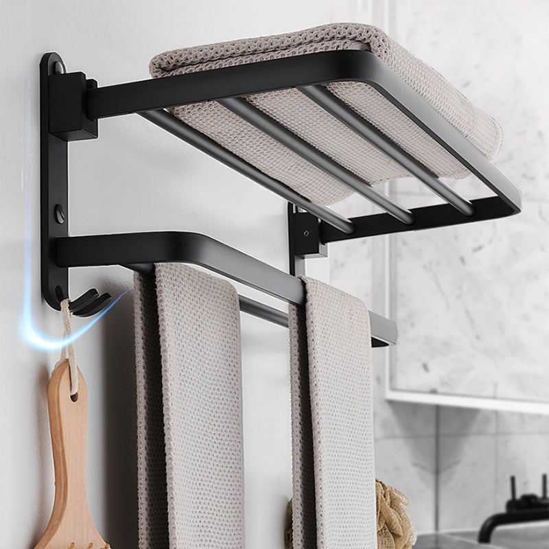 Avtoit | Modern Bathroom Accessories Set Black Towel Bar Paper Holder Bathroom Accessories Kit