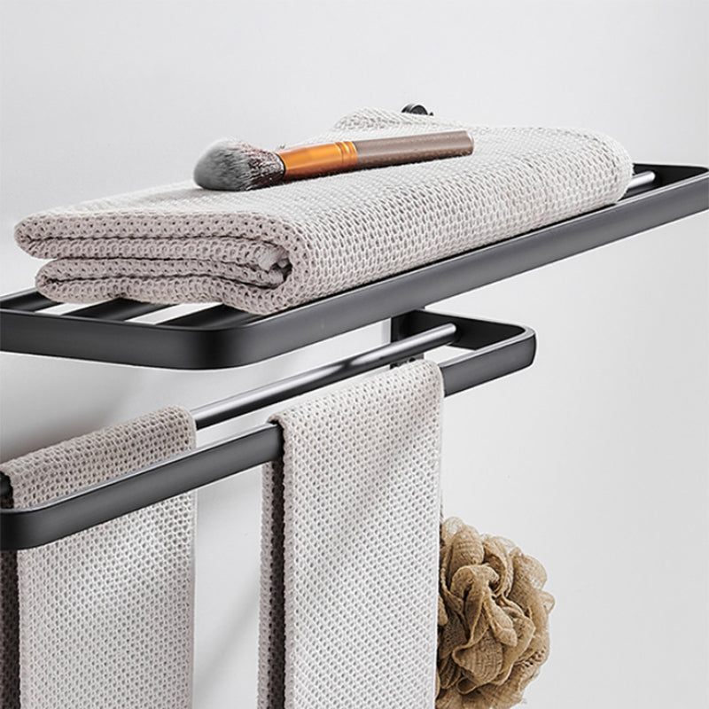 Avtoit | Modern Bathroom Accessories Set Black Towel Bar Paper Holder Bathroom Accessories Kit