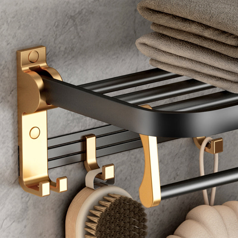 Avtoit | Modern Bathroom Accessories Set Paper Holder Towel Bar Black Bathroom Accessories Set