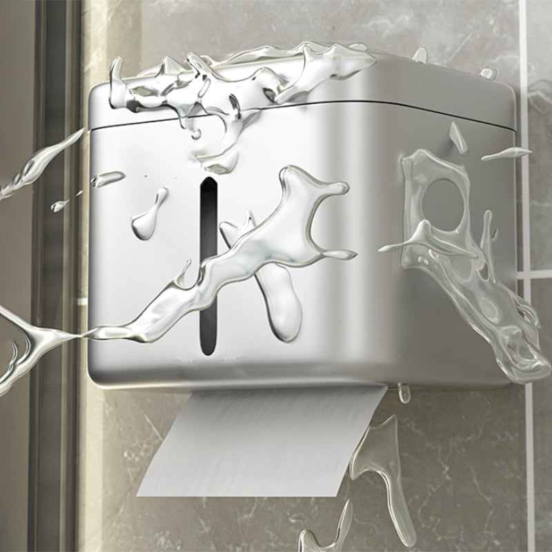 Avtoit | Modern Bathroom Accessories Set Silver Bathroom Shelf Towel Holder Bathroom Accessories Kit