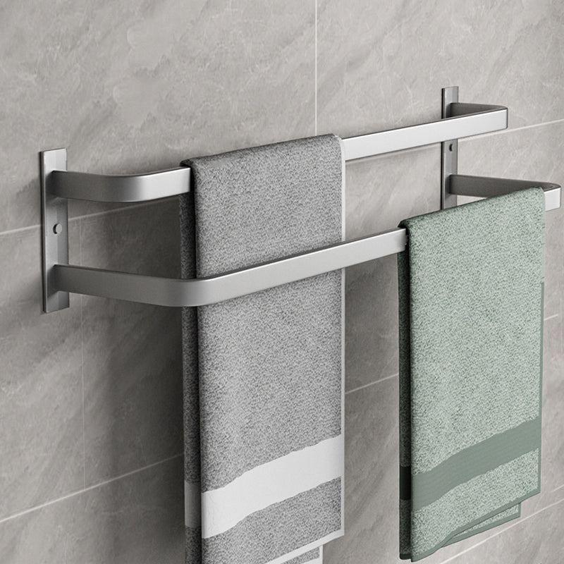 Avtoit | Modern Gray Bathroom Accessory Kit Paper Holder Bath Shelf Bathroom Hardware Set