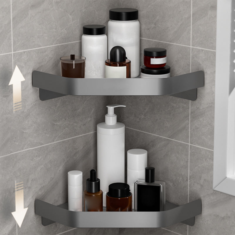 Avtoit | Modern Gray Bathroom Accessory Kit Paper Holder Bath Shelf Bathroom Hardware Set