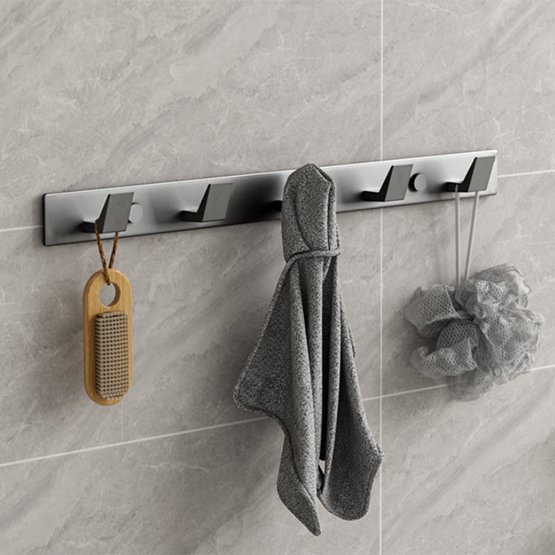 Avtoit | Modern Gray Bathroom Accessory Kit Paper Holder Bath Shelf Bathroom Hardware Set