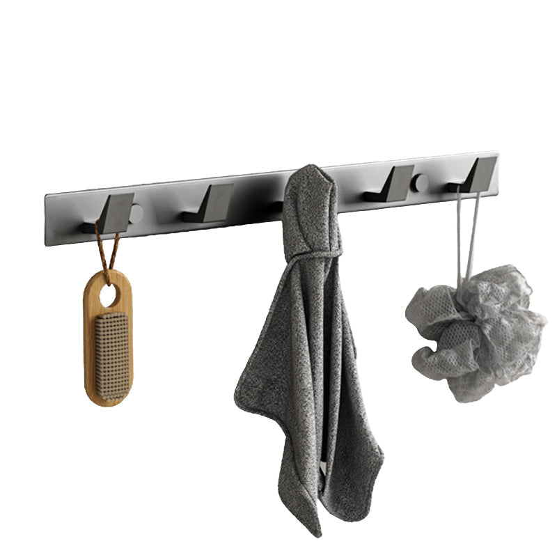 Avtoit | Modern Gray Bathroom Accessory Kit Paper Holder Bath Shelf Bathroom Hardware Set