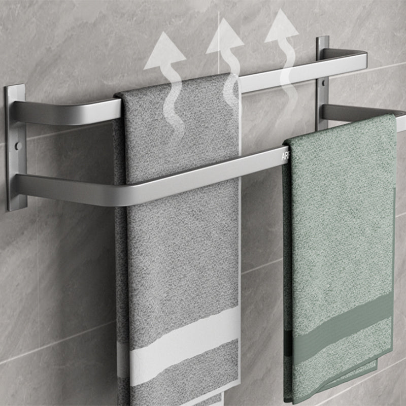 Avtoit | Modern Gray Bathroom Accessory Kit Paper Holder Bath Shelf Bathroom Hardware Set