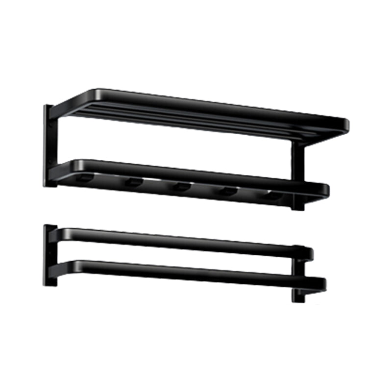 Avtoit | Modern Bathroom Set Towel Bar Paper Holder Black Bathroom Accessory Set