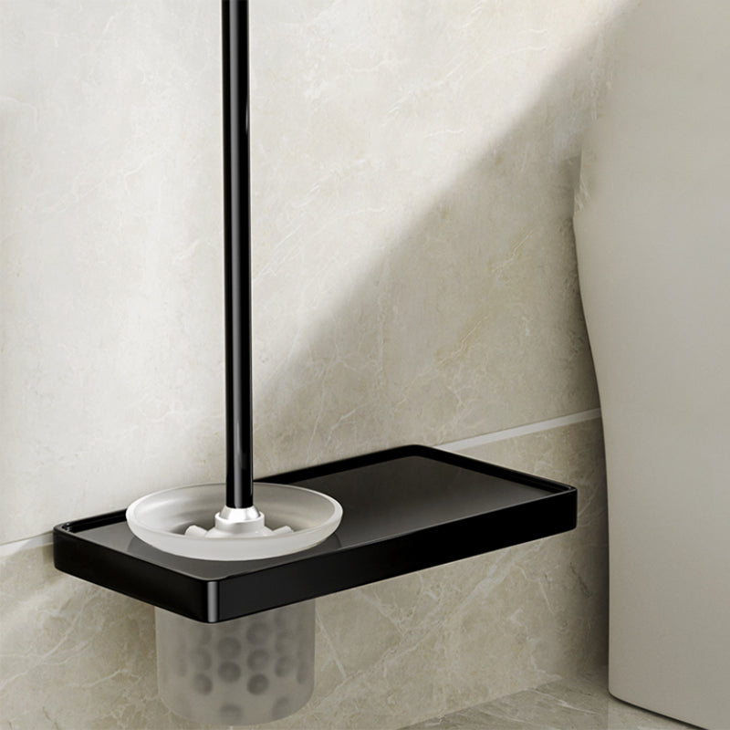 Avtoit | Modern Bathroom Set Towel Bar Paper Holder Black Bathroom Accessory Set