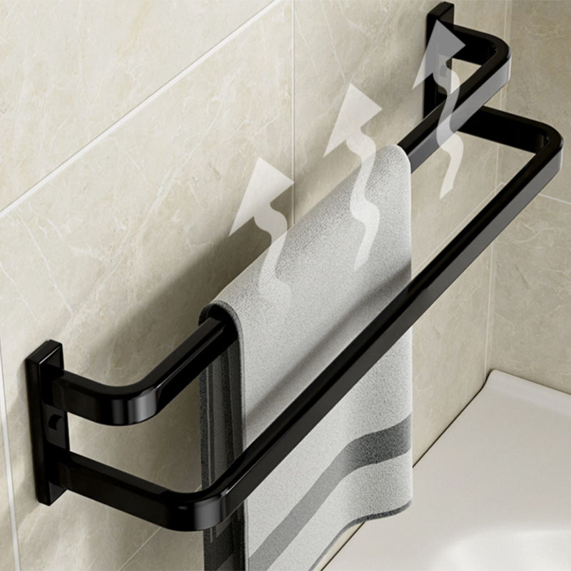 Avtoit | Modern Bathroom Set Towel Bar Paper Holder Black Bathroom Accessory Set