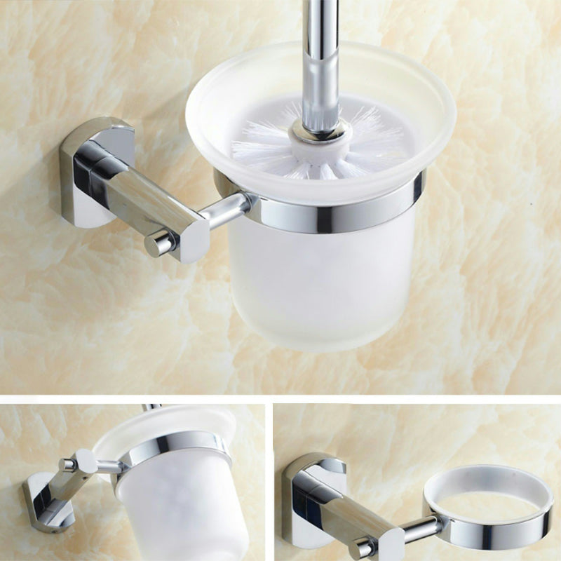 Avtoit | Modern bathroom accessory set paper holder towel bar stainless steel bathroom set