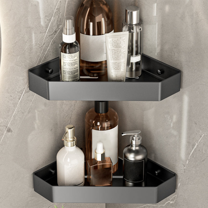 Avtoit | Modern bathroom accessory set Bathroom shelf Towel bar gray bathroom accessory set