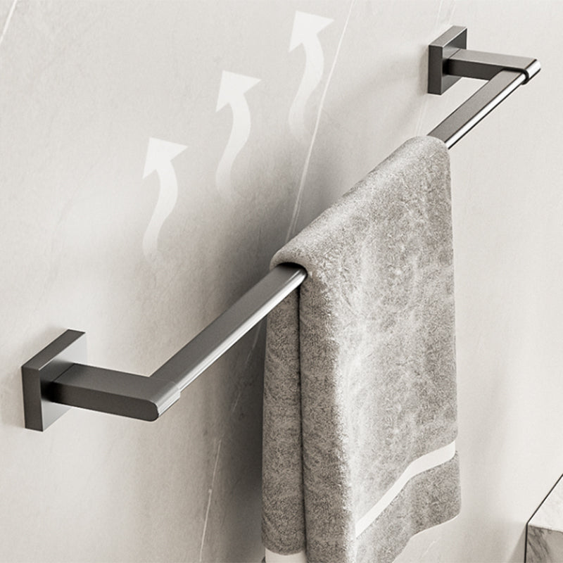 Avtoit | Modern bathroom accessory set Bathroom shelf Towel bar gray bathroom accessory set