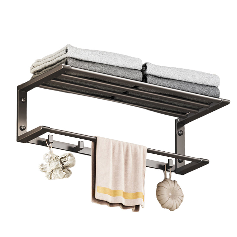 Avtoit | Modern bathroom accessory set Bathroom shelf Towel bar gray bathroom accessory set