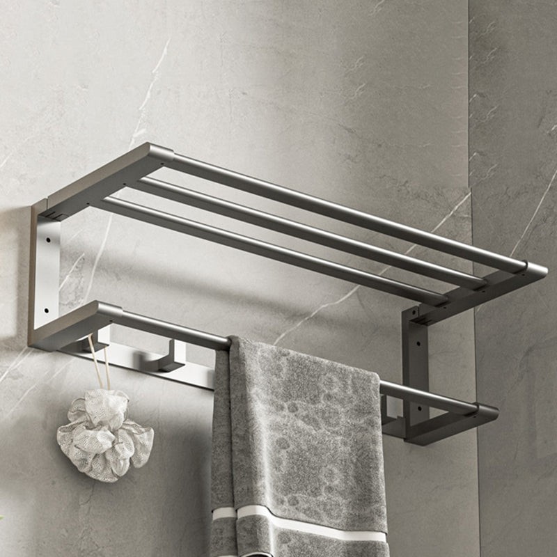 Avtoit | Modern bathroom accessory set Bathroom shelf Towel bar gray bathroom accessory set