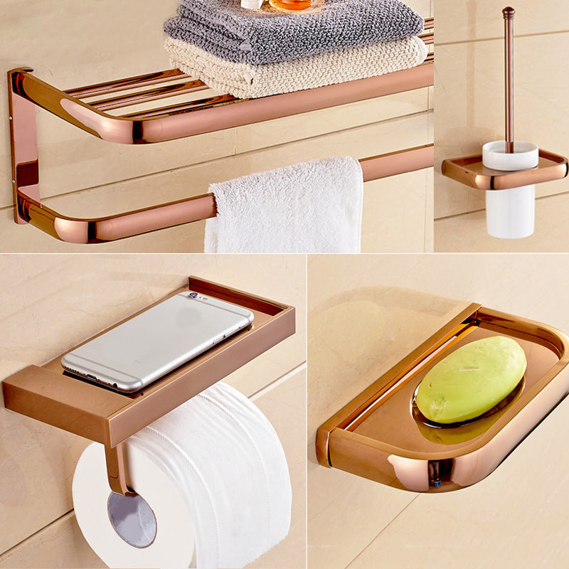 Avtoit | 6-piece Bathroom Accessory Set Vintage Brass Bath Hardware Set