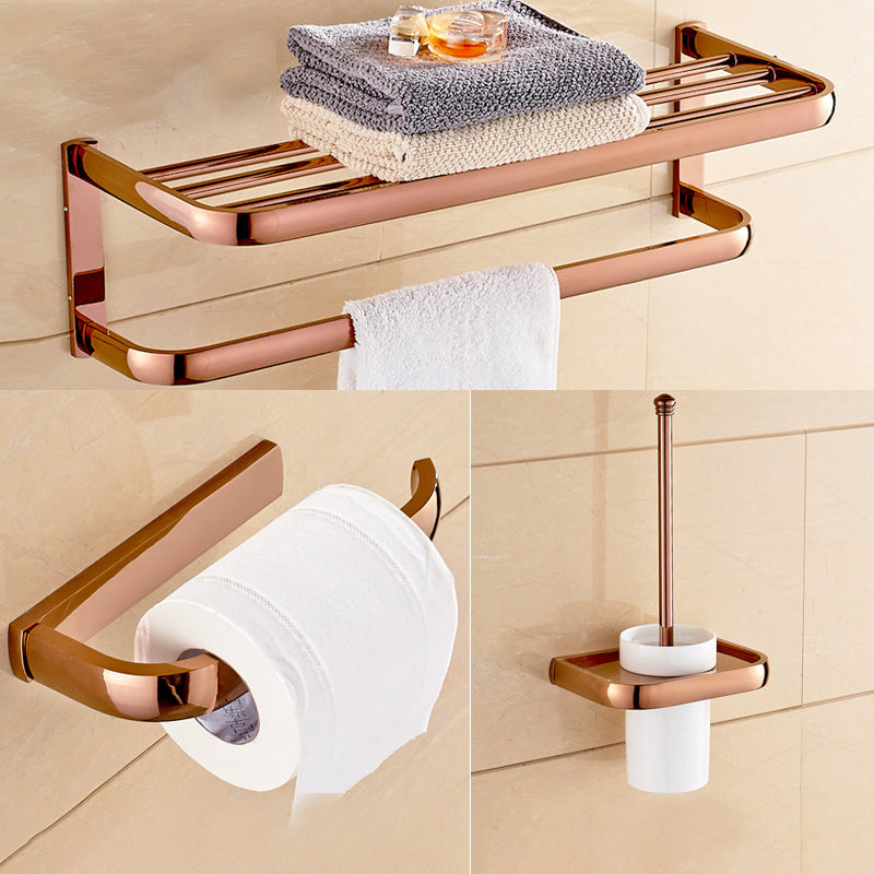 Avtoit | 6-piece Bathroom Accessory Set Vintage Brass Bath Hardware Set