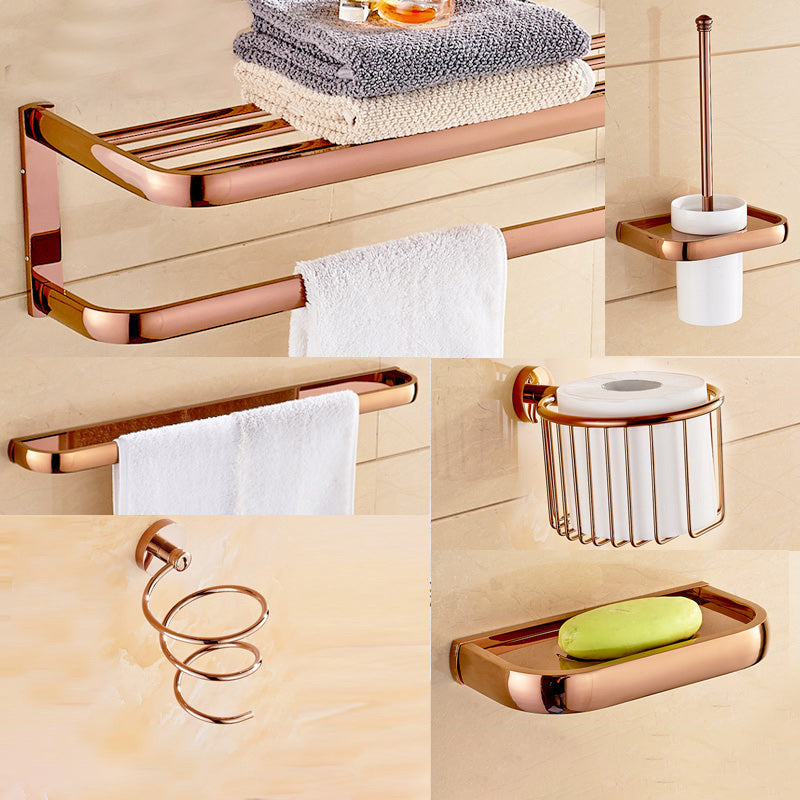 Avtoit | 6-piece Bathroom Accessory Set Vintage Brass Bath Hardware Set