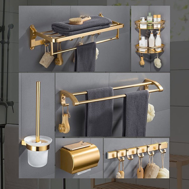 Avtoit | Gold 7-piece Bathroom Accessory Set Vintage Bathroom Accessory Set