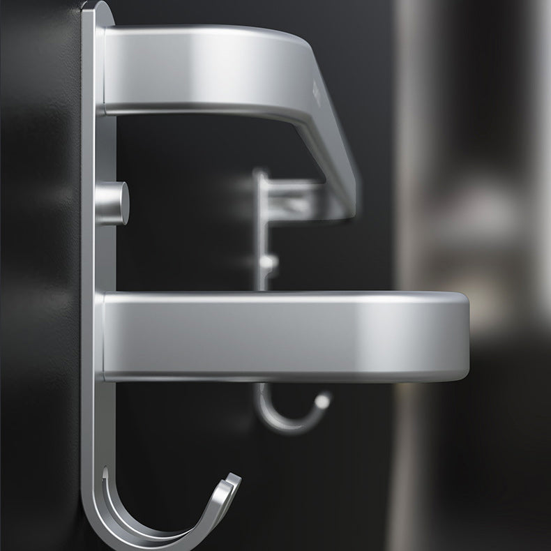 Avtoit | 7-piece Bathroom Accessory Set Modern Aluminum Bathroom Set in Silver