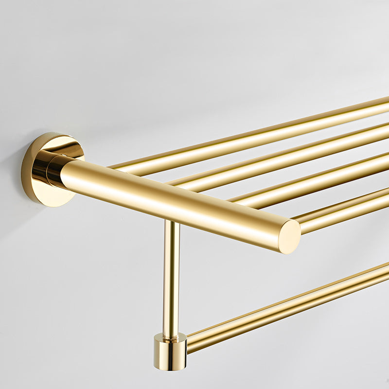 Avtoit | 4 Pieces Traditional Bathroom Accessory Set Brass Bathroom Set in Matte Gold