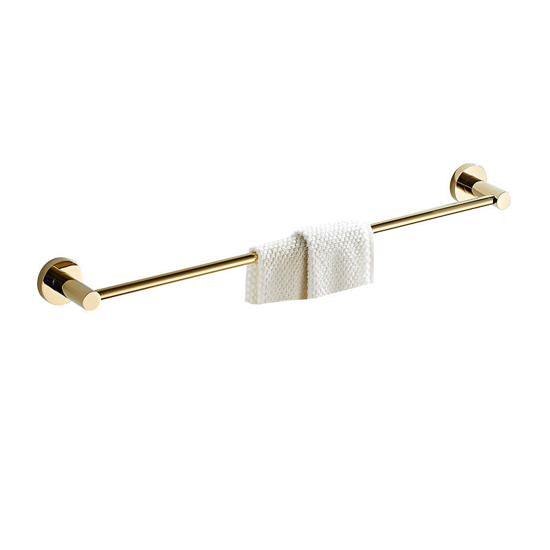 Avtoit | 4 Pieces Traditional Bathroom Accessory Set Brass Bathroom Set in Matte Gold