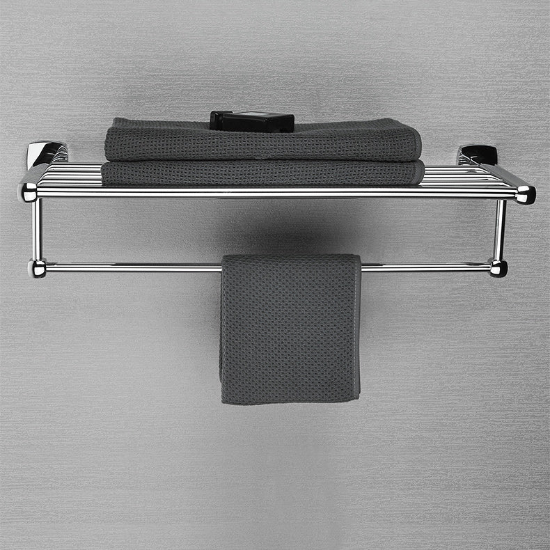 Avtoit | Polished Chrome Modernism Bathroom Accessory Set Bath Shelf / Towel Bar / Bathrobe Hook Included