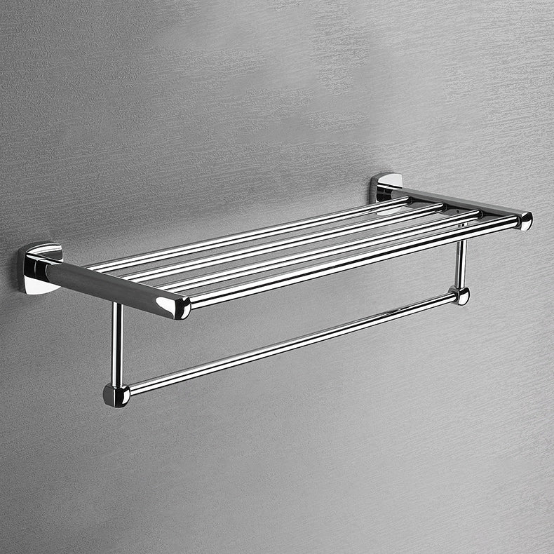 Avtoit | Polished Chrome Modernism Bathroom Accessory Set Bath Shelf / Towel Bar / Bathrobe Hook Included
