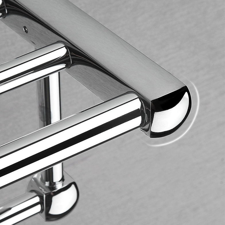 Avtoit | Polished Chrome Modernism Bathroom Accessory Set Bath Shelf / Towel Bar / Bathrobe Hook Included