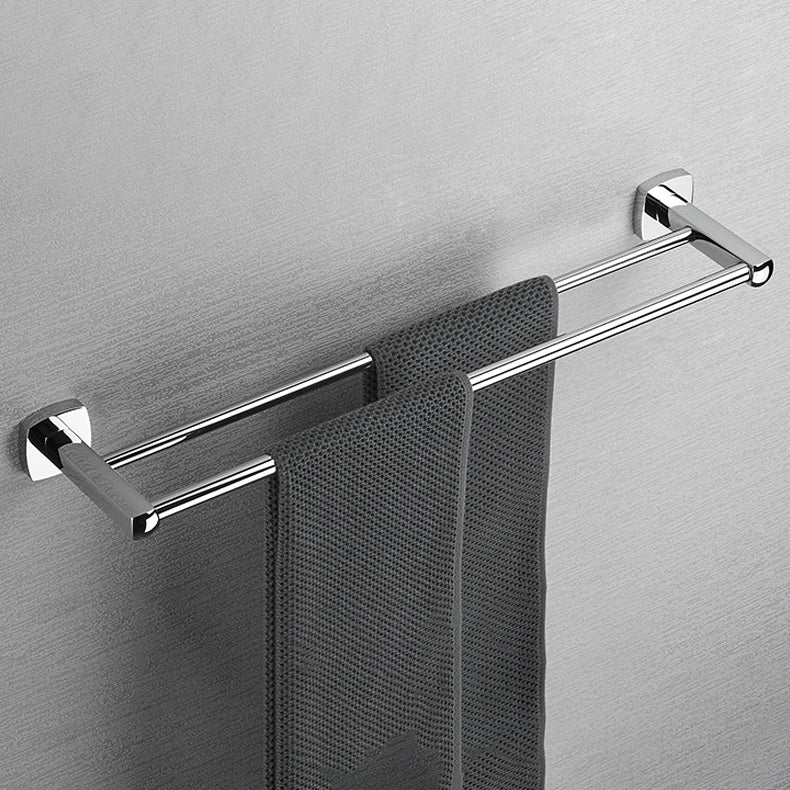 Avtoit | Polished Chrome Modernism Bathroom Accessory Set Bath Shelf / Towel Bar / Bathrobe Hook Included