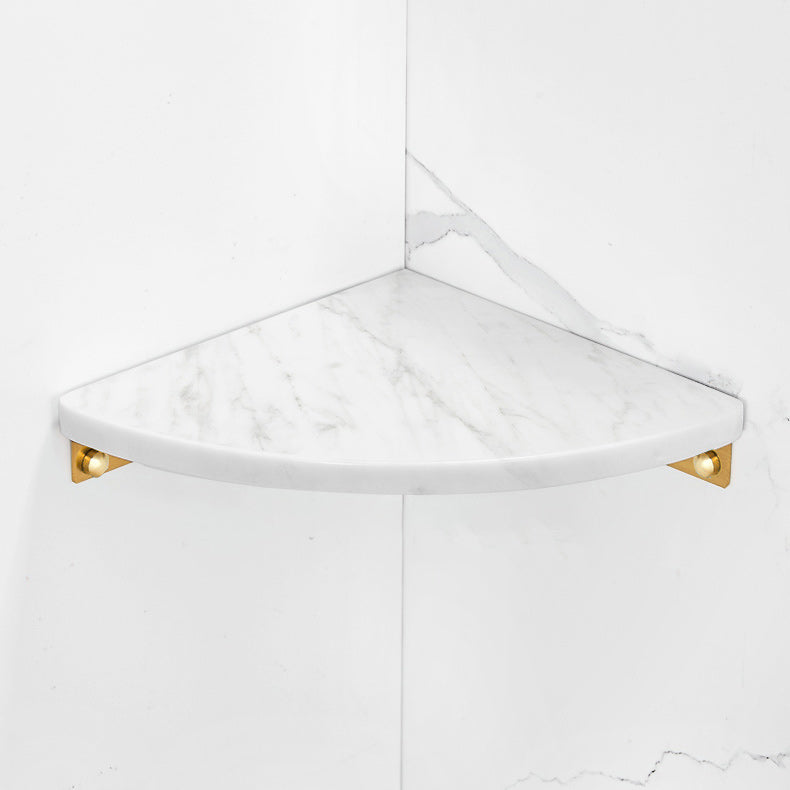 Avtoit | 2-piece bathroom fitting set metal and marble bathroom shelf set