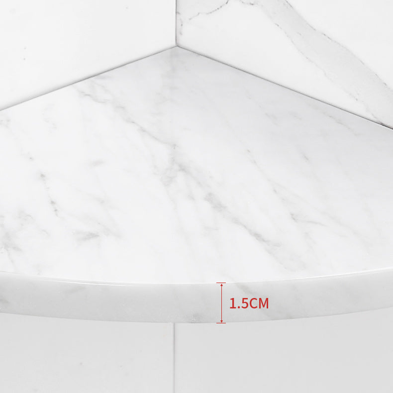Avtoit | 2-piece bathroom fitting set metal and marble bathroom shelf set