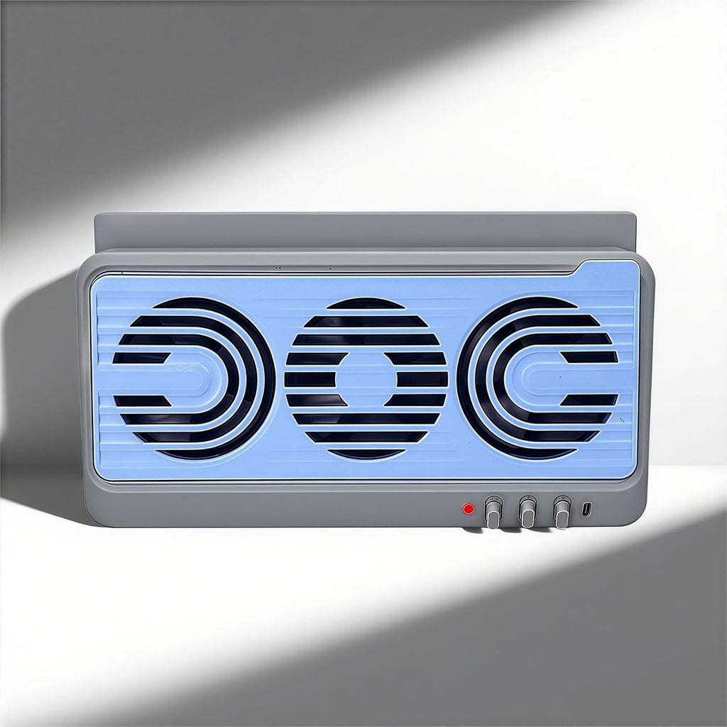 Avtoit | Solar Car Window Fan – Dual Duct Ventilation Exhaust & Cooling Accessory – Aurovent