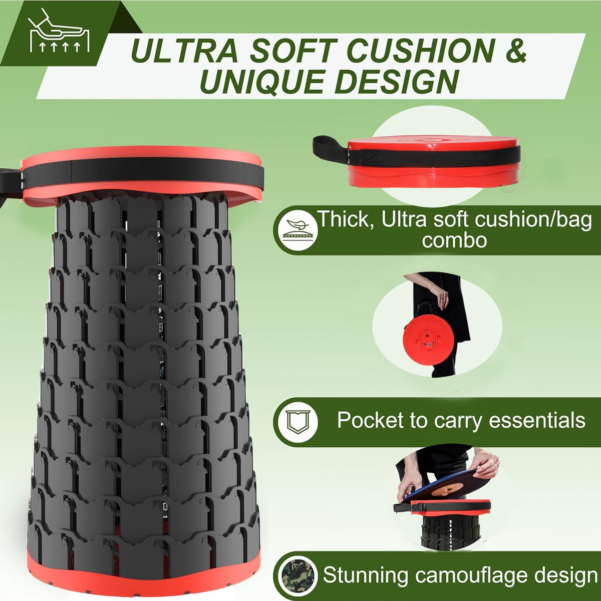 Avtoit | Collapsible Stool with Cushion – SitMax