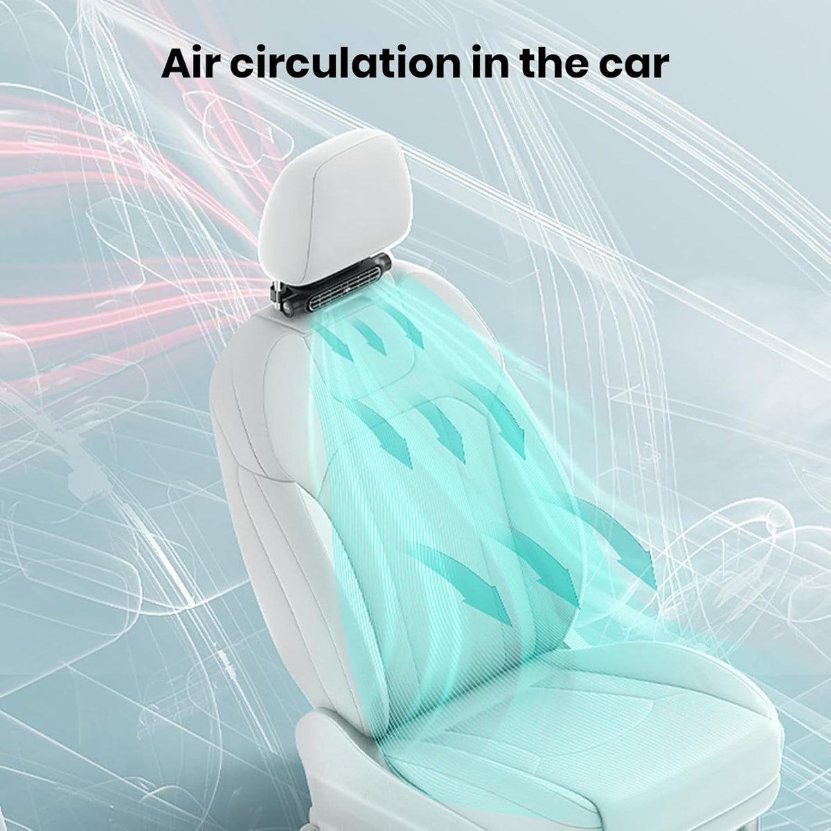 Avtoit | 3 Speeds USB Car Cooling Fan & Headrest Mount – AutoBreeze (1+1 FREE)