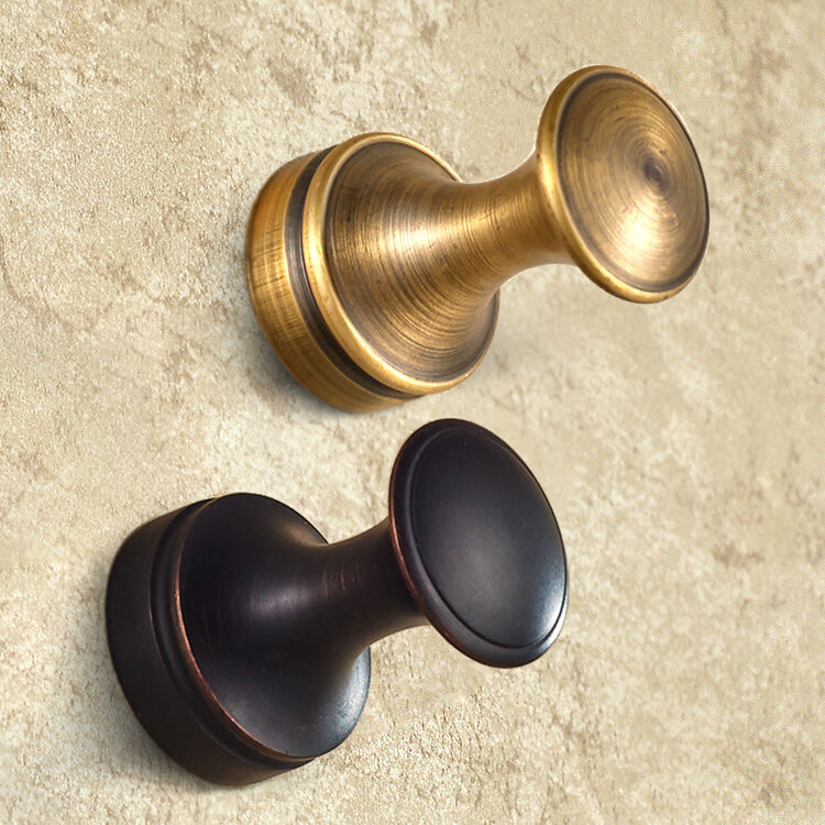 Avtoit | 5-piece traditional bathroom accessory set brushed brass bathrobe hooks