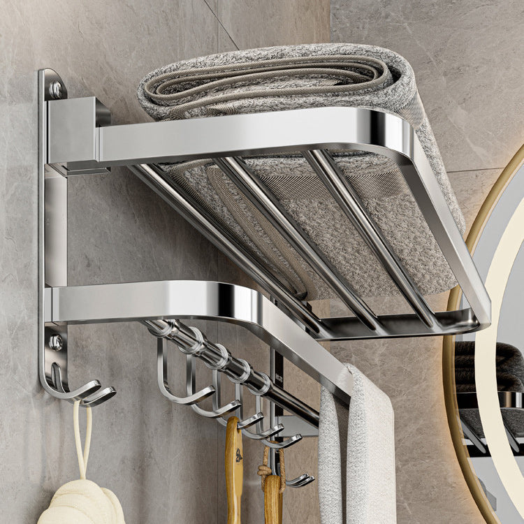 Avtoit | Modern Bathroom Accessory Set Made of Chrome-Plated Stainless Steel with Bathrobe Hook/Towel Bar