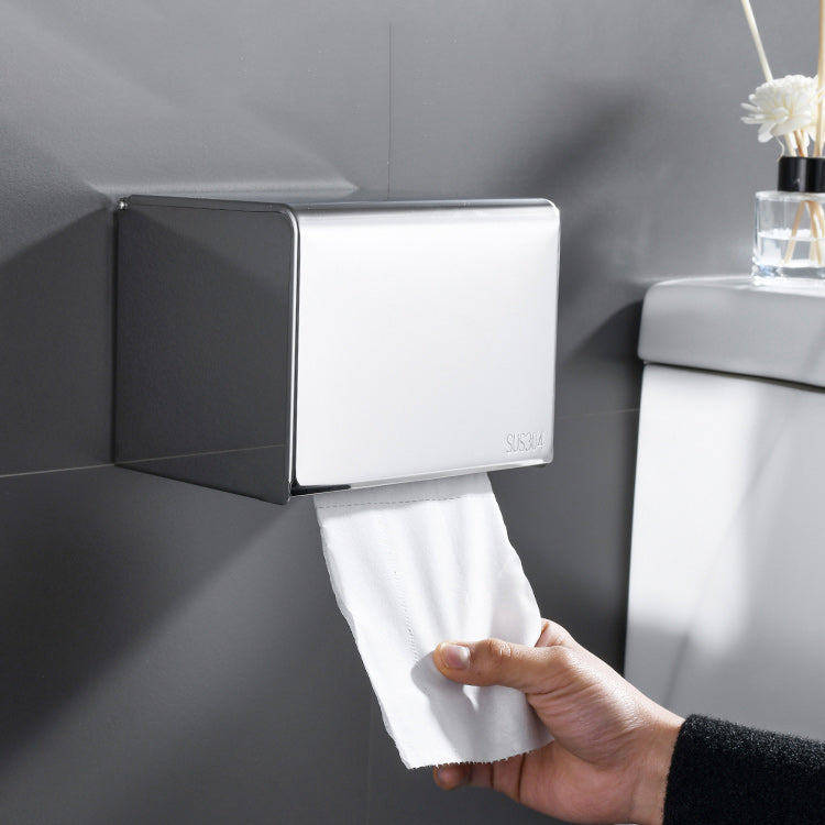 Avtoit | Modern Bathroom Accessory Set Made of Chrome-Plated Stainless Steel with Bathrobe Hook/Towel Bar