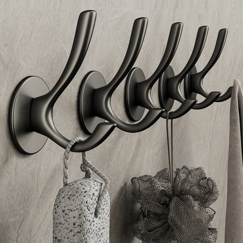 Avtoit | 10-piece Bathroom Accessory Set Modern Matt Gray Bathrobe Hooks
