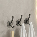 Avtoit | 10-piece Bathroom Accessory Set Modern Matte Grey Bathrobe Hooks