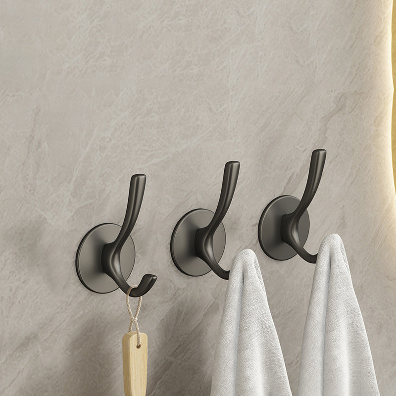 Avtoit | 10-piece Bathroom Accessory Set Modern Matte Grey Bathrobe Hooks